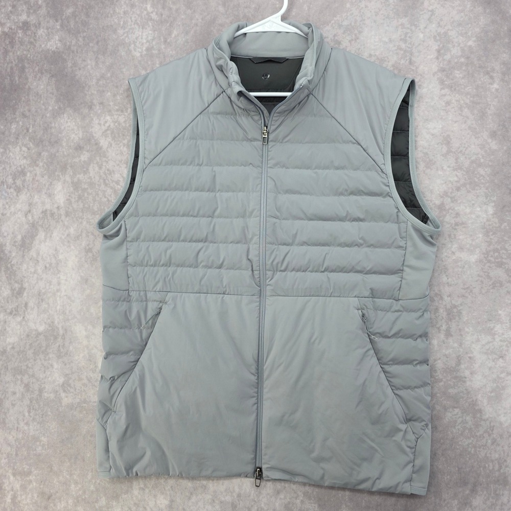 Lululemon Down For It All Vest Mens Large Grey Puffer Running Vest Primaloft